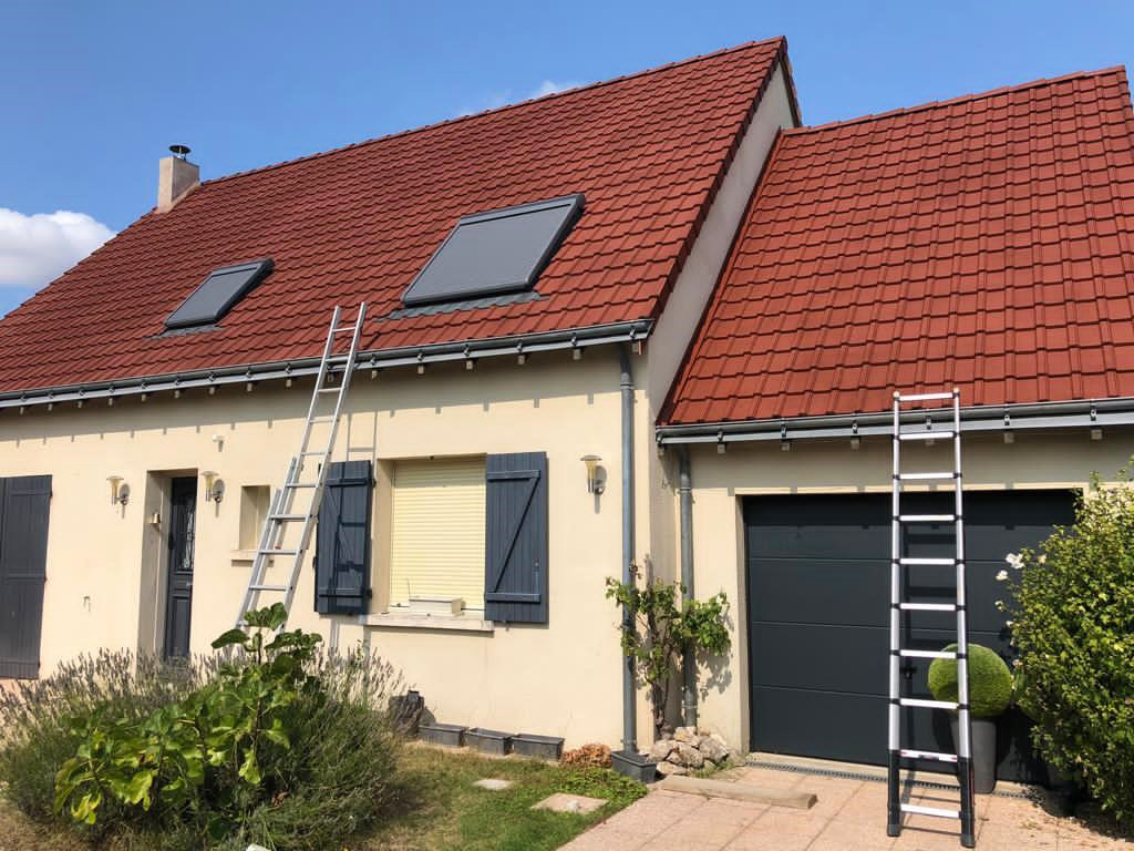 Maison traditionnelle dont l'enveloppe a été améliorée